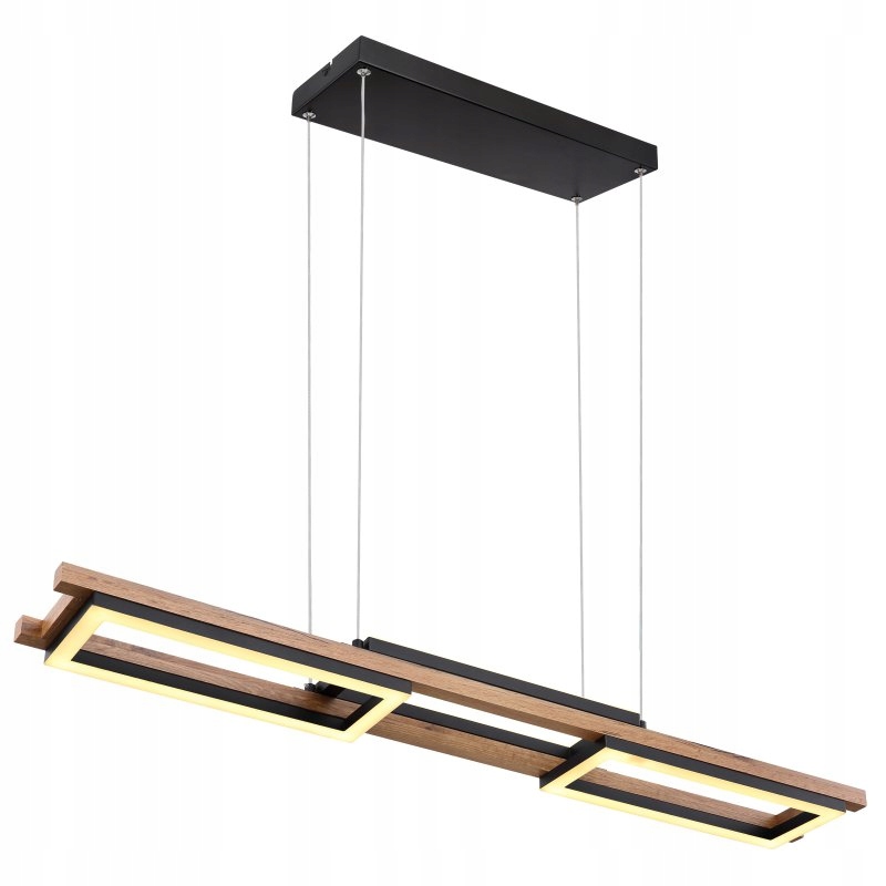 Drevená funkčná závesná Led lampa Illa