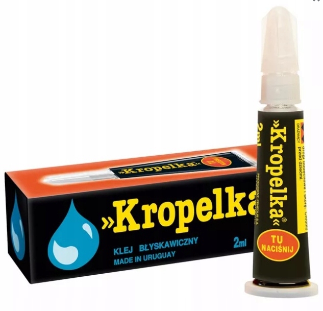 

Klej kropelka 2 ml Błyskawiczny, mocny