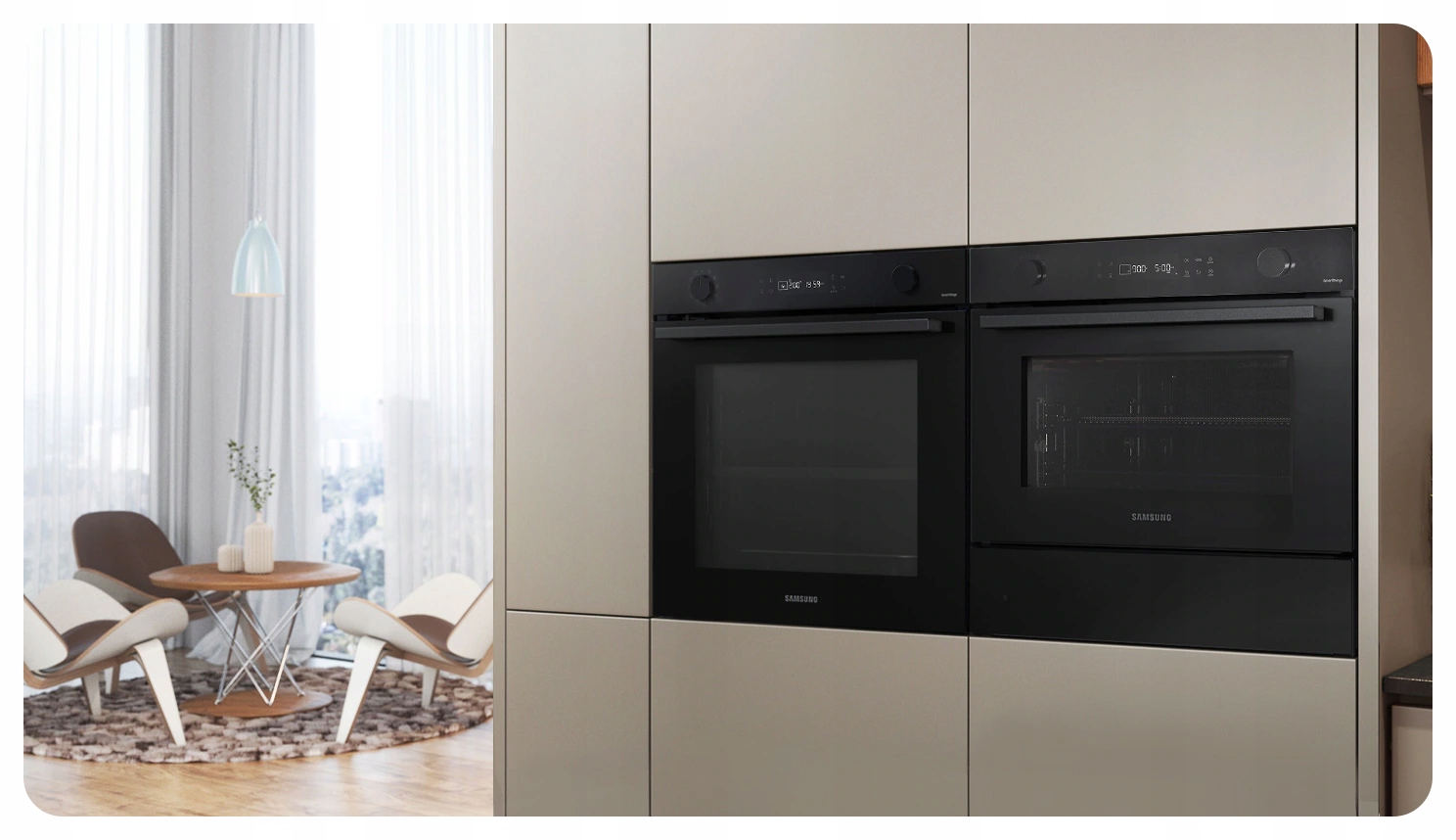 Zestaw SAMSUNG NV7B41201AK + MS23A7318AK + NA64H3031AK + DW50R4040BB Stan opakowania oryginalne