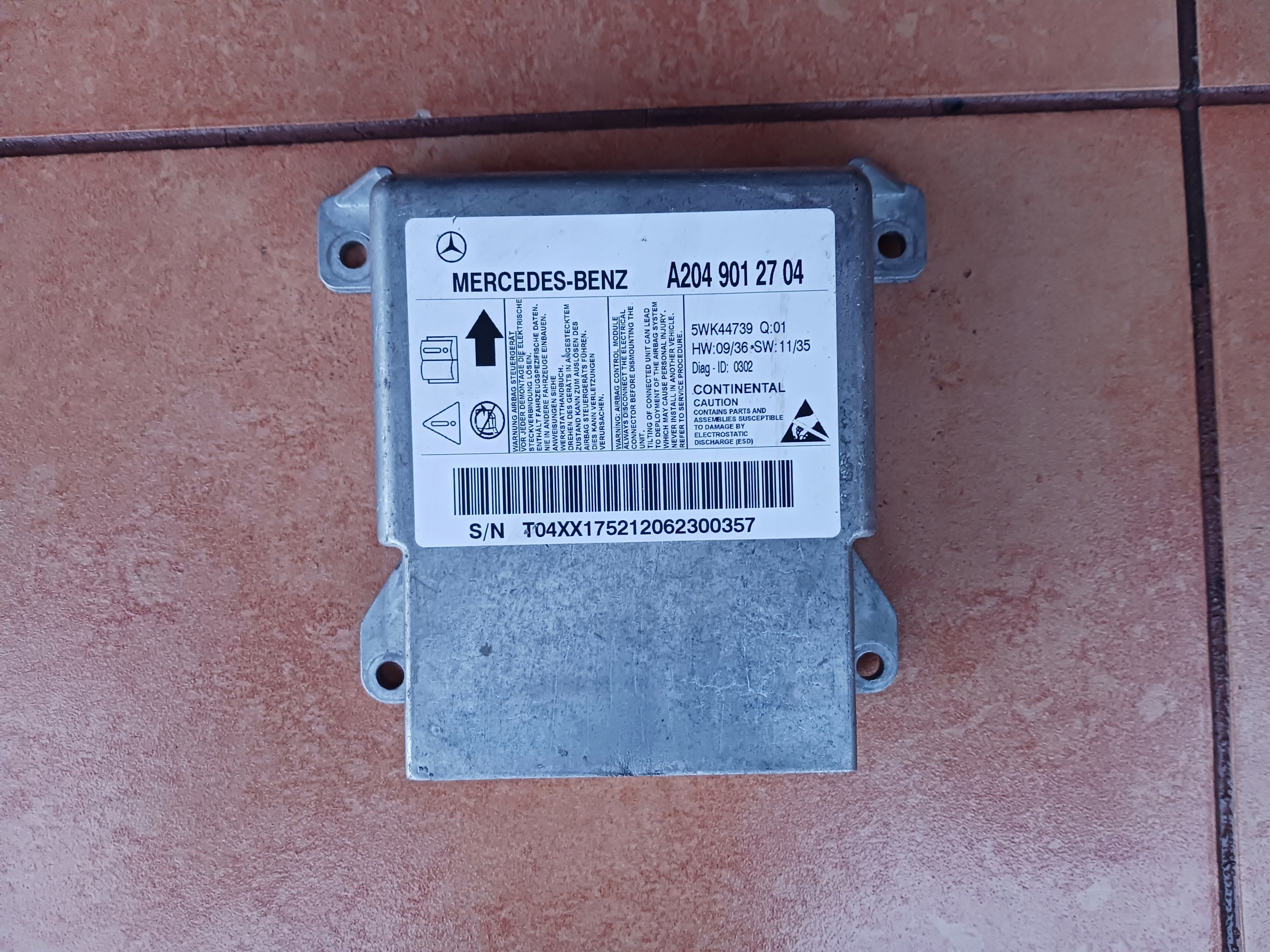 SENSOR airbag MERCEDES A2049012704