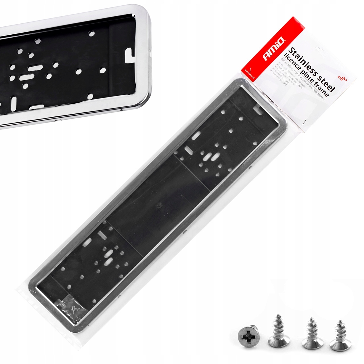 

Ramka Pod Tablice Rejestracyjną Metalowa Inox