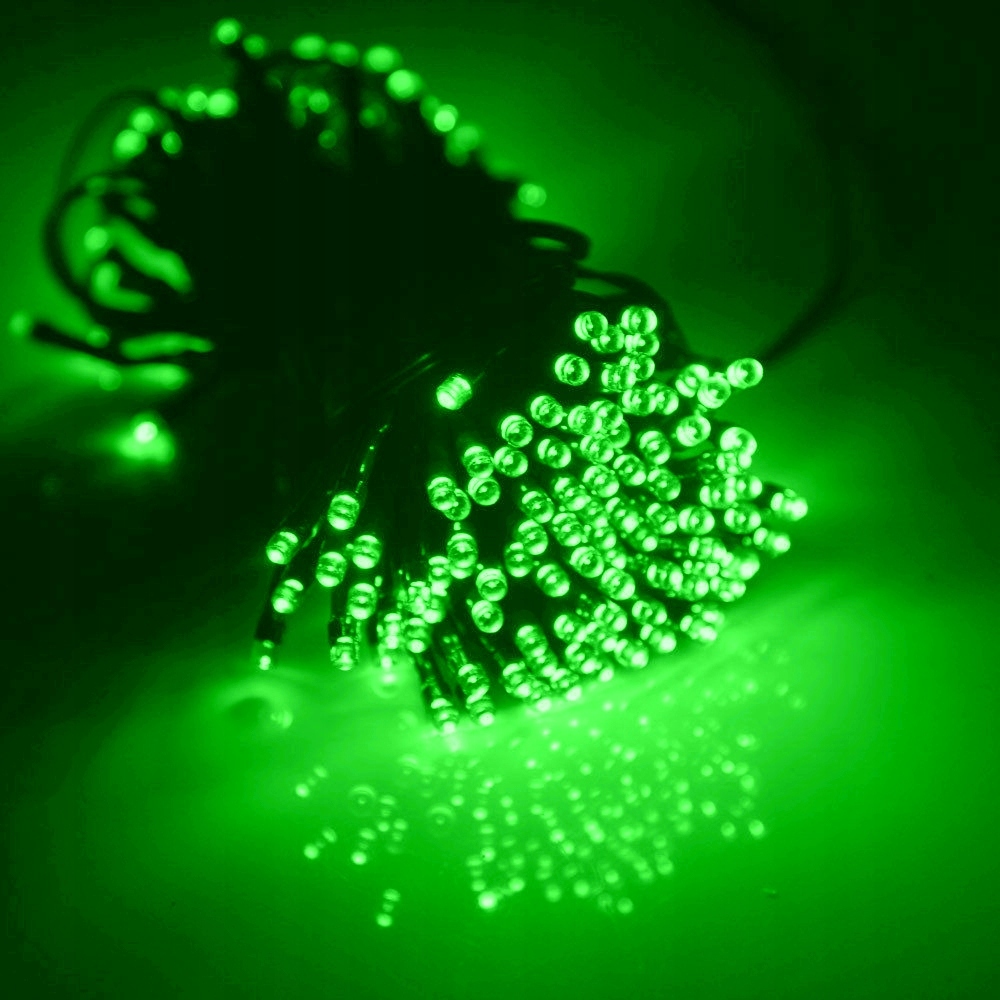 LAMPKI CHOINKOWE LED ZEWNĘTRZNE ZIELONE 100 LED Marka Led