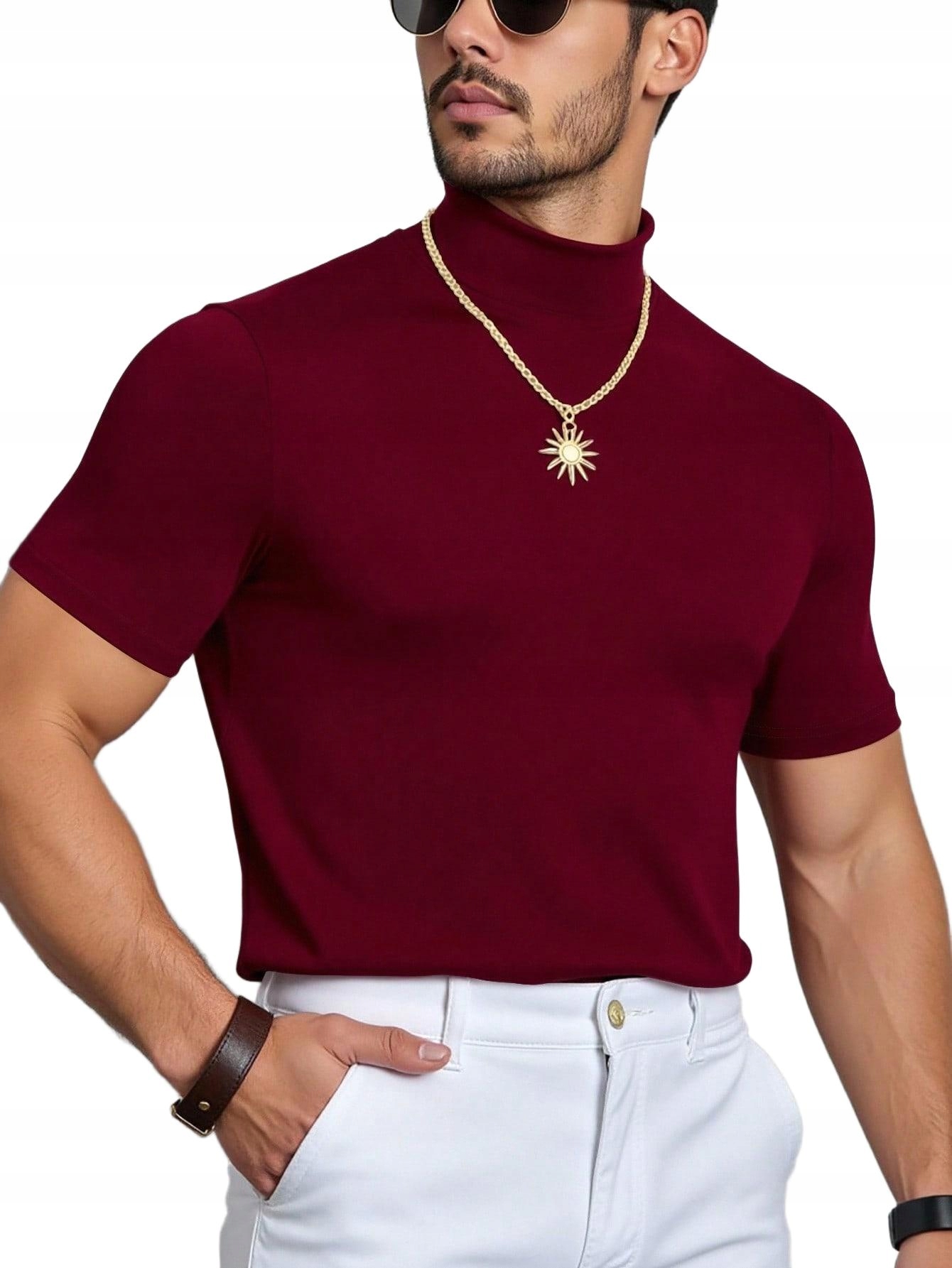 L GOLF MĘSKI Z KRÓTKIM RĘKAWEM wds