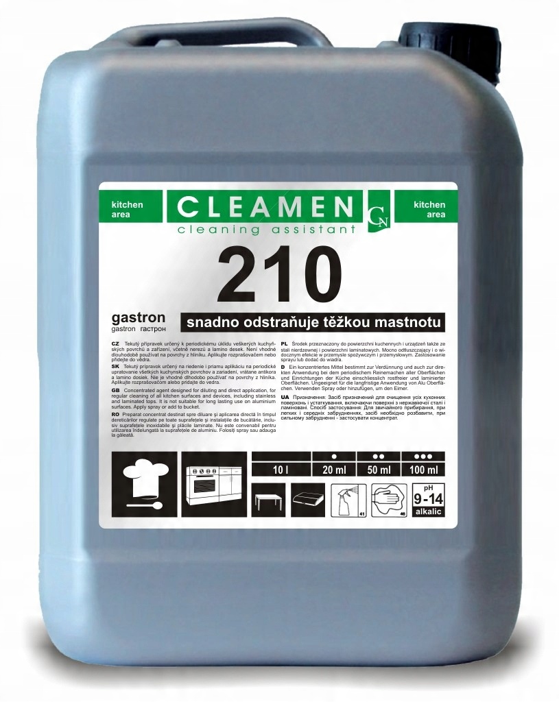 

Cleamen 210 5L - Środek Mocno Odtłuszczający