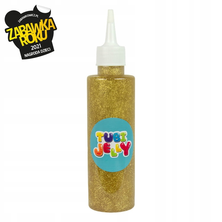 

Żelowy Płyn Tubi Jelly 150 ML brokatowy złoty