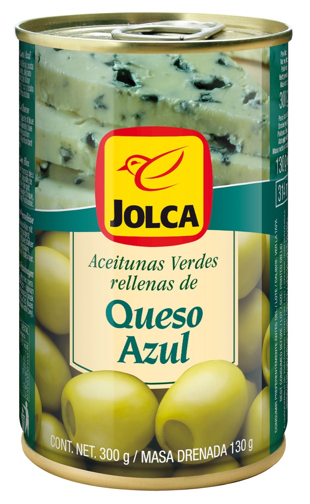 

Oliwki zielone z Serem Pleśniowym Jolca 300g