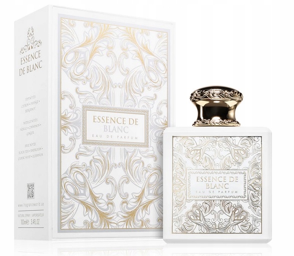 FRAGRANCE WORLD ESSENCE DE BLANC 100ML WODA PERFUMOWANA UNISEX