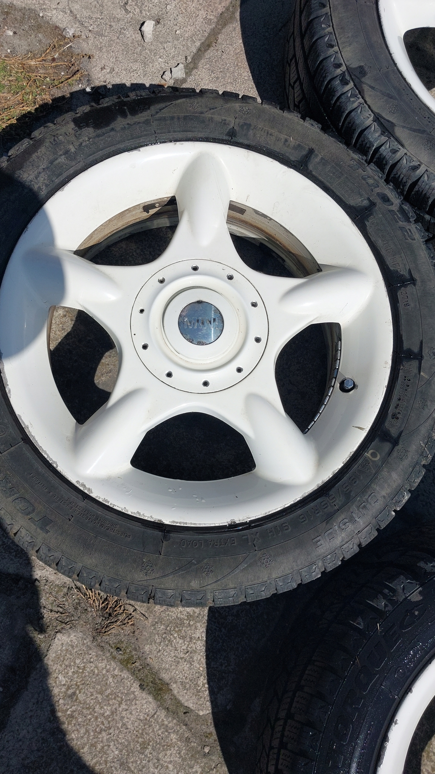 discs aluminium Mini ONE COOPER 6.5" 16" 4x100 ET 48 KOMPLET tyres winter