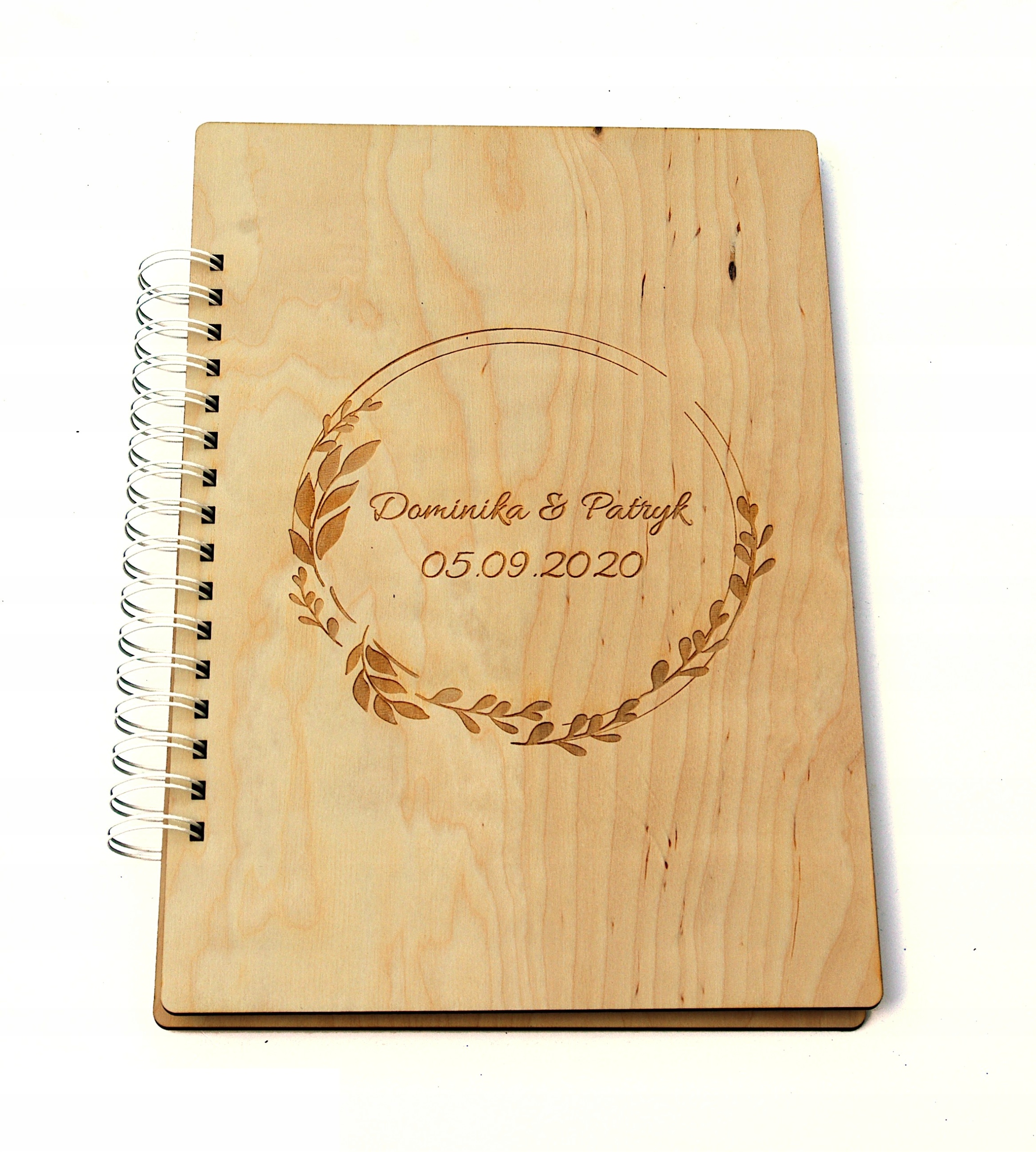 

Mdk Album Ślubny Drewniany Grawer A4 30ark prezent