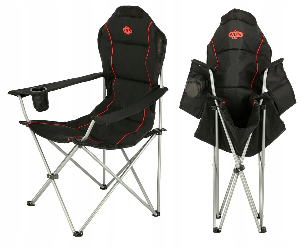 Krzesło Wędkarskie Rybackie Składane Turystyczne Kempingowe Na Ryby Nils