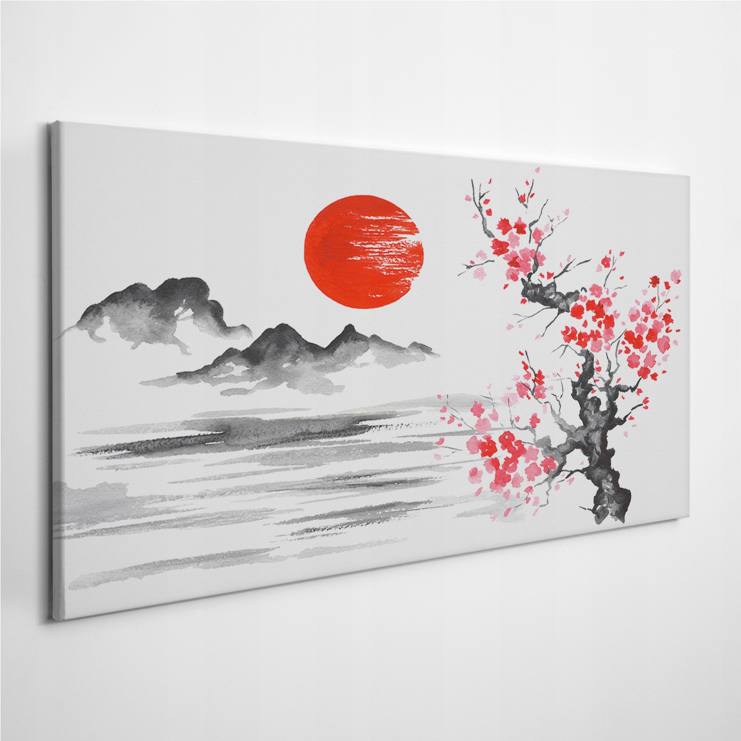 

Obrazy na płótnie Japonia Atrament Słońce 120x60