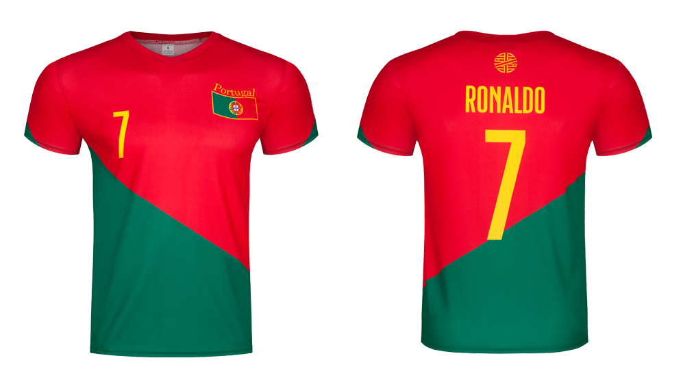 Strój Piłkarski RONALDO 7 Portugalia rozmiar 128 Kod producenta ST-RON-POR-128
