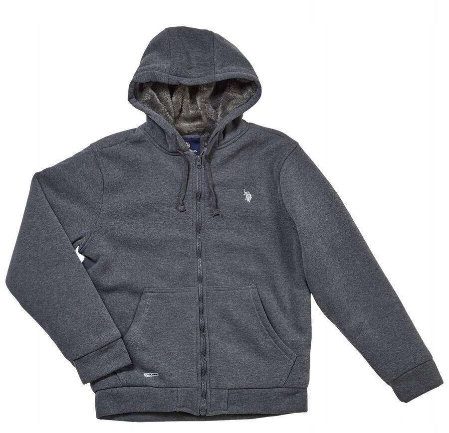 U.s. Polo Assn. pánská mikina Solid tmavě šedá L