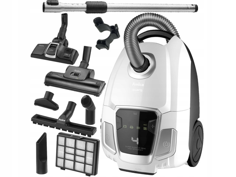 Odkurzacz workowy Amica Sharq VM 7011 Biały