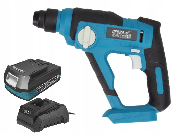 Dedra Vrtací kladivo Set akumulátor 2AH 18V Sas+ DED7047 příklep 1,3J Sds+