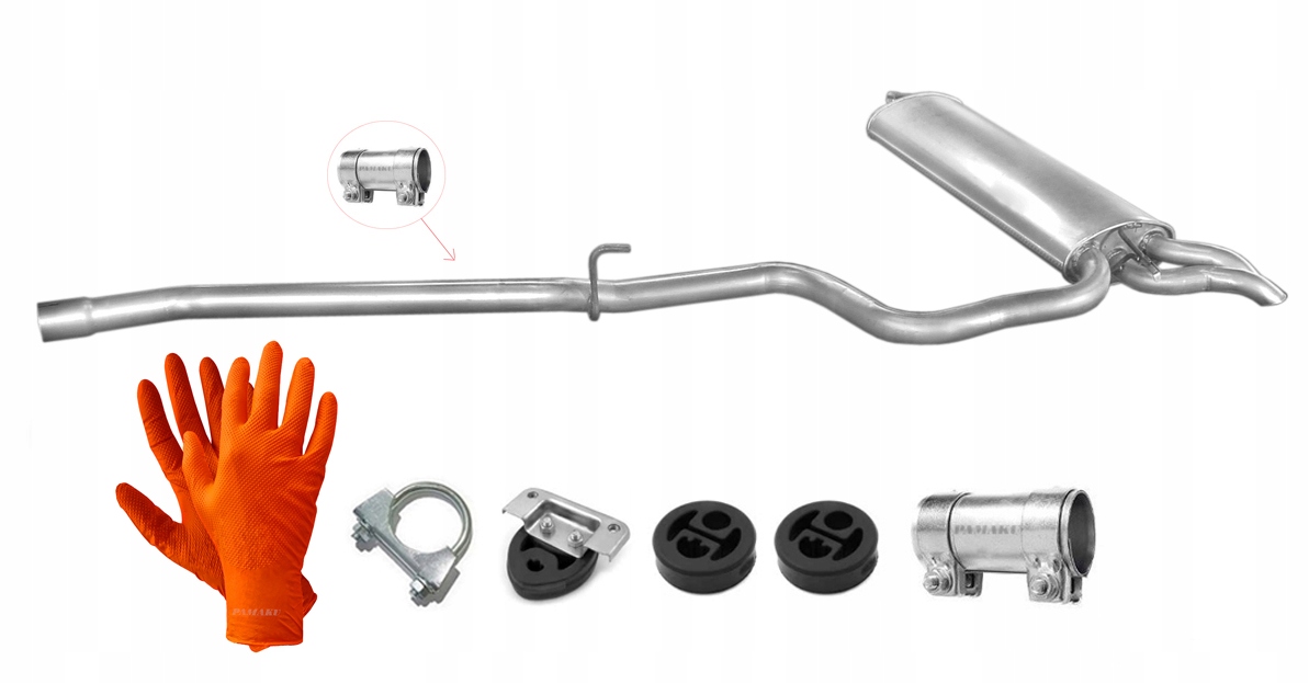 Mercedes E300 T210 3.0 Td (1996-1999) Tlumič