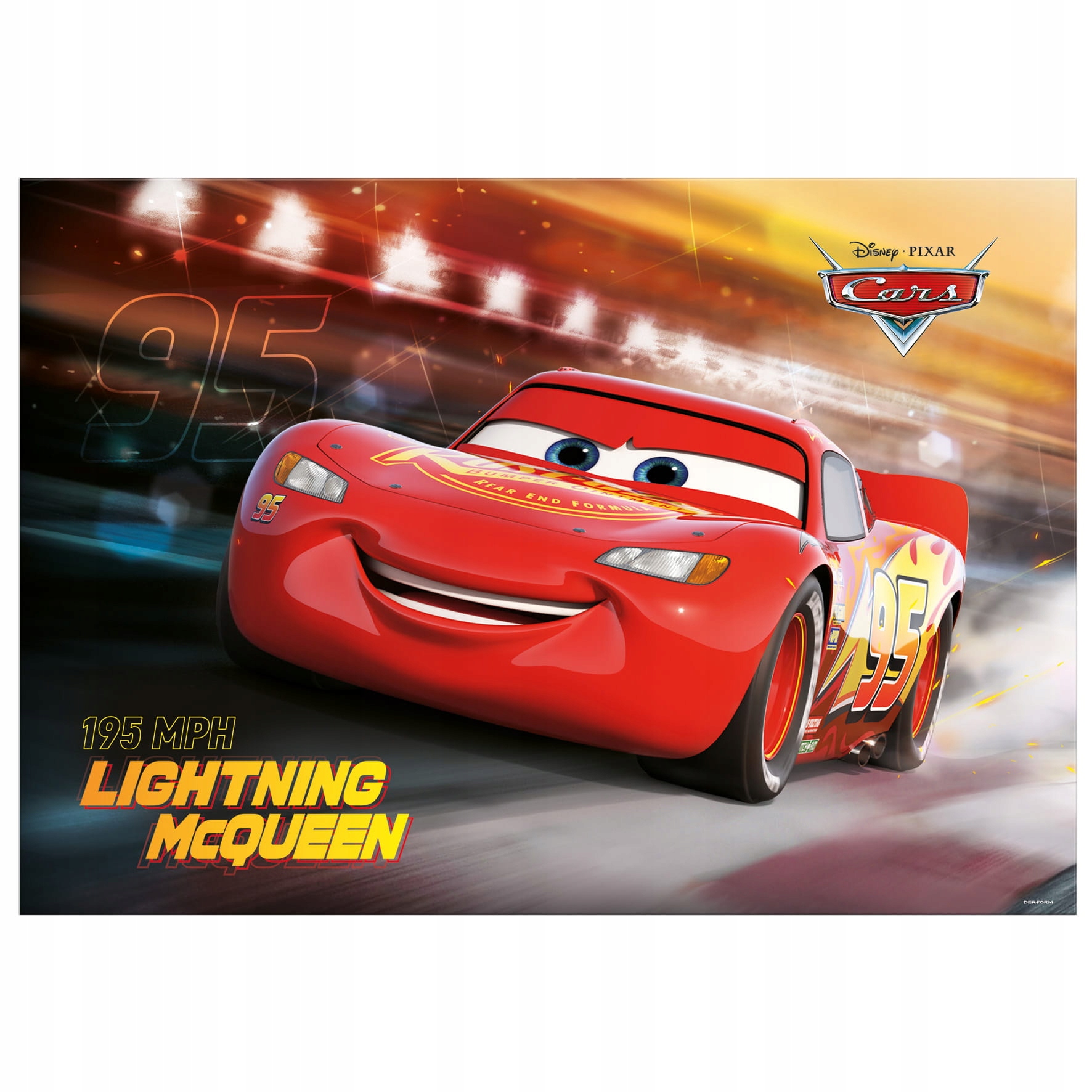 PODKŁADKA NA BIURKO OBUSTRONNA CARS MCQUEEN
