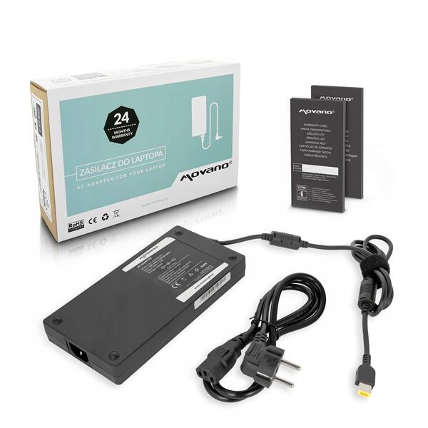 Napájecí adaptér Movano 20v 15a (obdélníkový 11.0x4.5 pin Yoga) 300W pro Lenovo