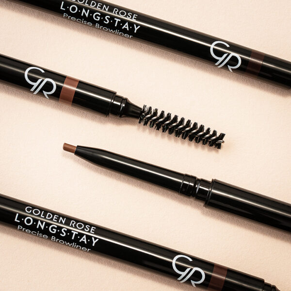 KONTURÓWKA DO BRWI GOLDEN ROSE LONGSTAY PRECISE BROWLINER 104 Kolor brązowy