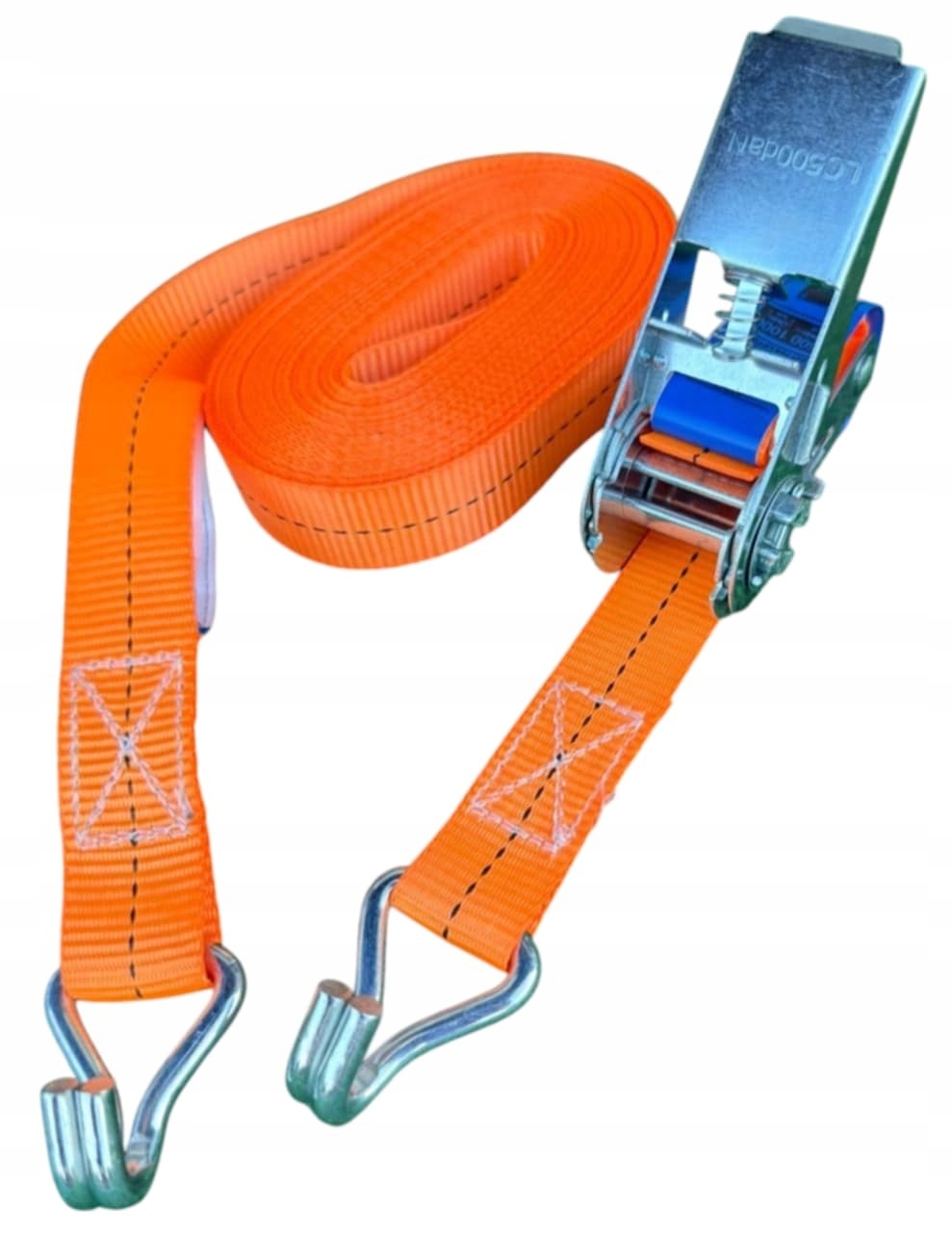 Pas Transportowy 6m 25mm 1t Mocne pasy transportowe komplet z napinaczem Pl