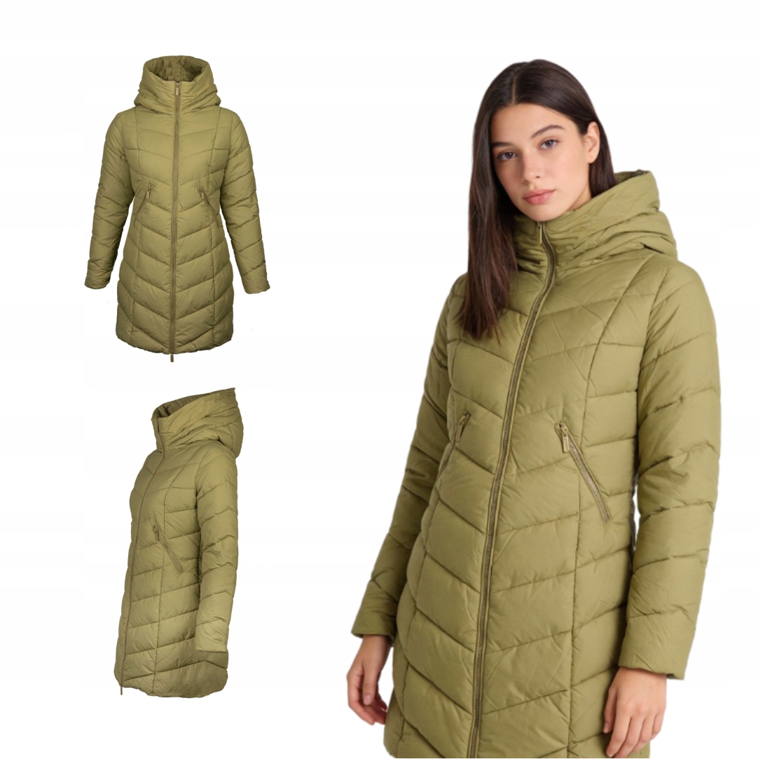 Dámská dlouhá zimní péřová bunda s kapucí Valvestino Captain Mike S
