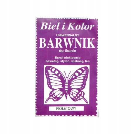 

Bk Barwnik do tkanin uniwersalny Fioletowy