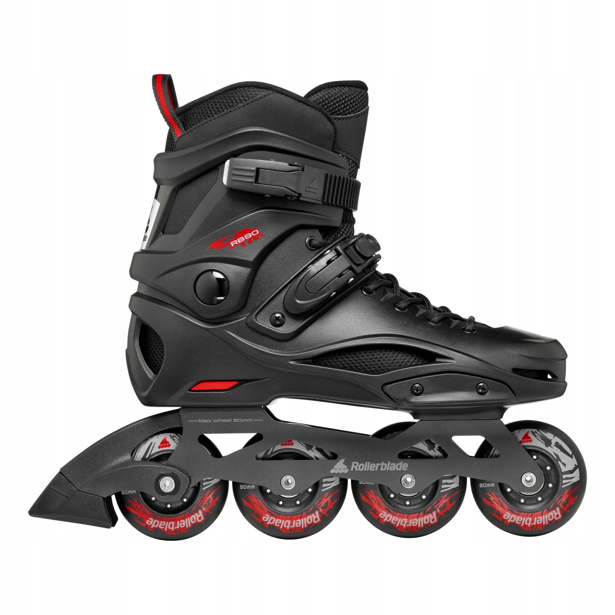 ROLKI ROLLERBLADE RB 80 BLACK RED
