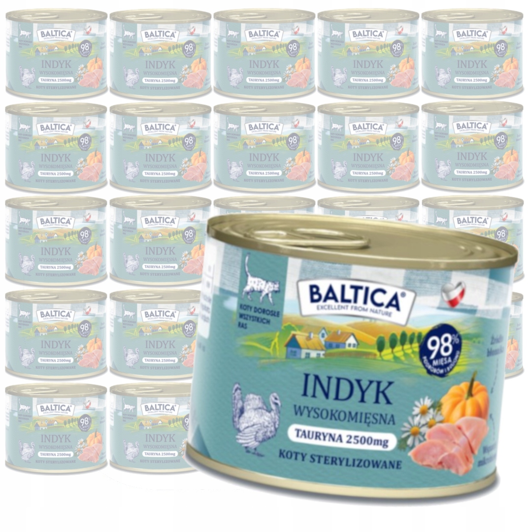 Levně Baltica Flavors of the Regions Krůta 24x185g Vlhké Krmivo pro sterilizované kočky