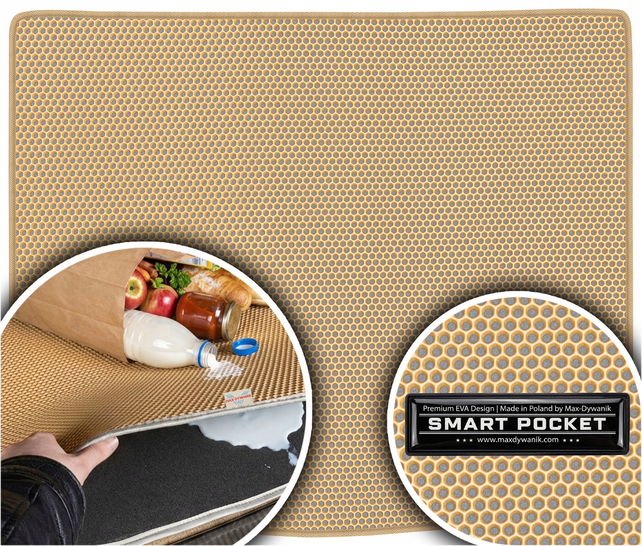 Fiat Tipo Hatchback 2016- Vložka do zavazadlového prostoru Eva Smart Pocket Béžová