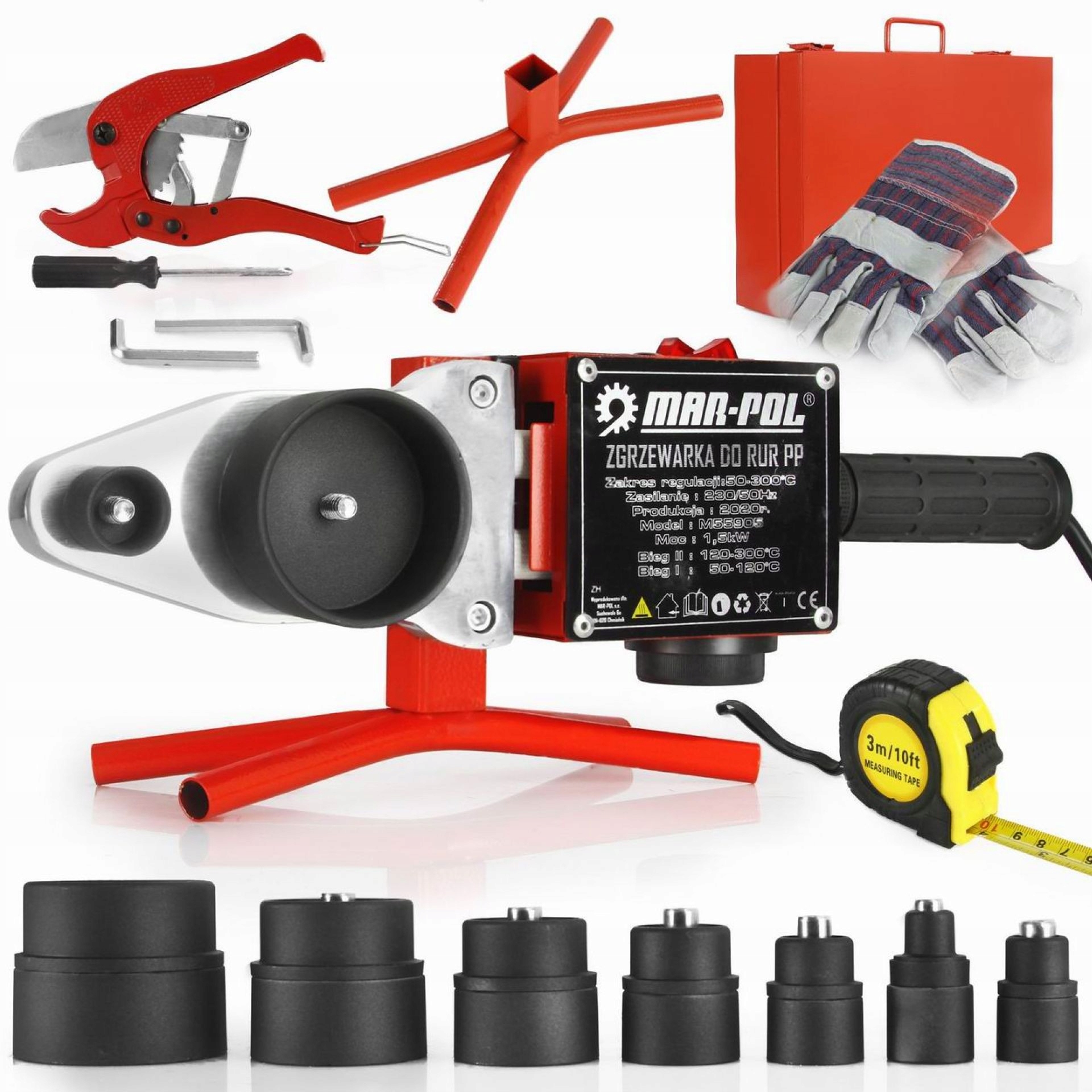 

Zgrzewarka Do Rur Pcv 16-63mm Polifuzyjna 2700W