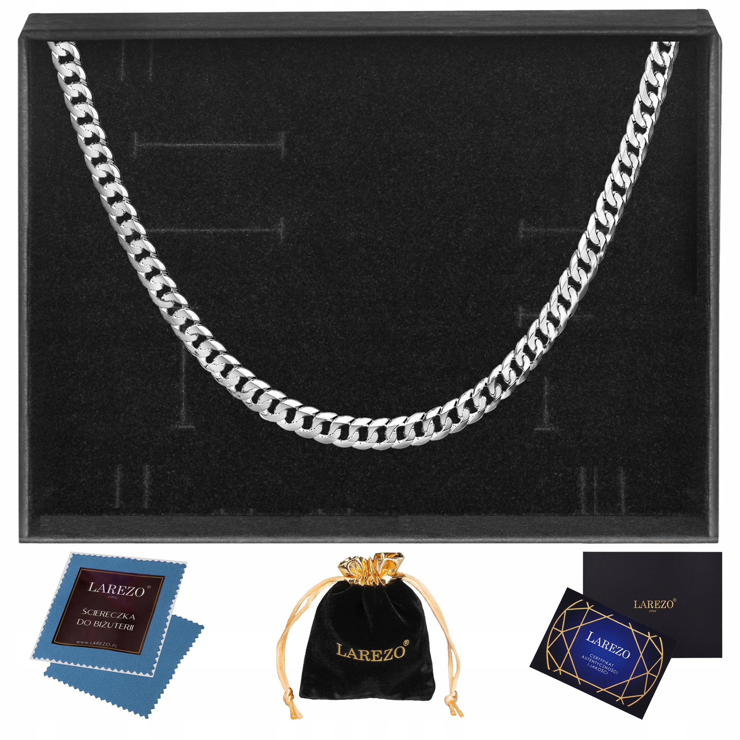 Stříbrný Řetízek 50 cm Plný Kovaný Silný Pánský Pancr 2,2 mm Stříbro 925