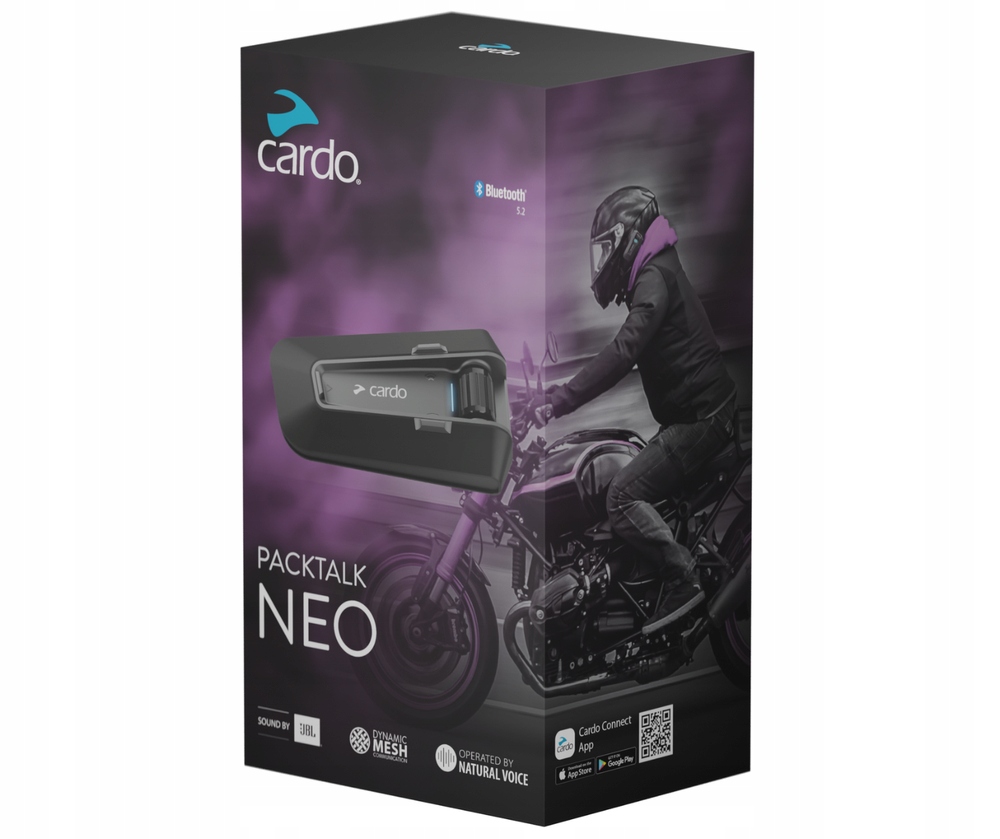 Motocyklový interkom Cardo Packtalk Neo Jbl Single