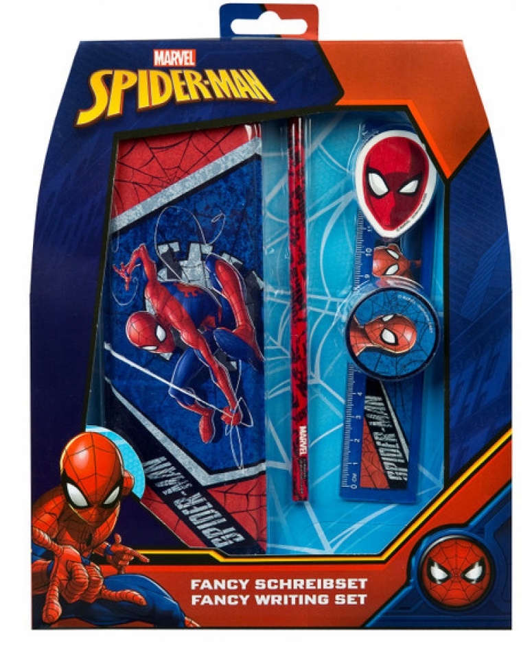 

Zestaw przyborów szkolnych 5 elementów Spiderman