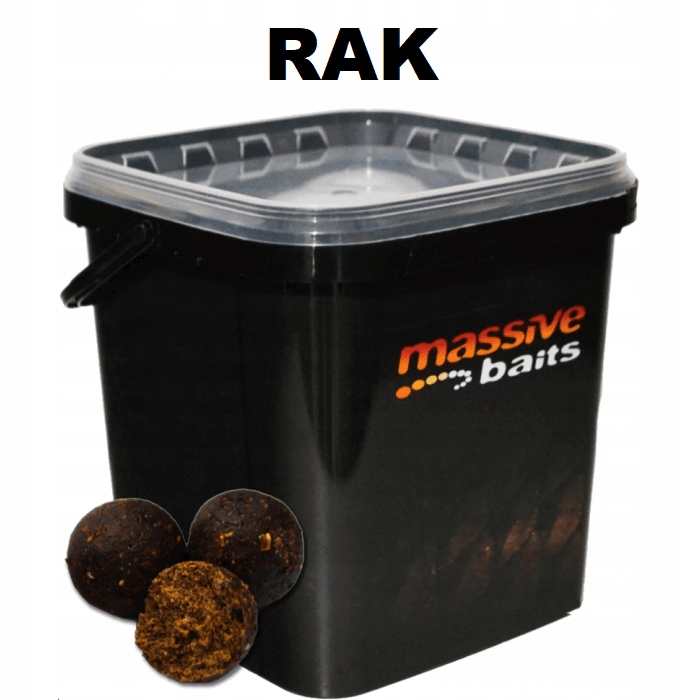 Kulki Massive Baits Eco 18mm 3kg Wiadro Crayfish Rak