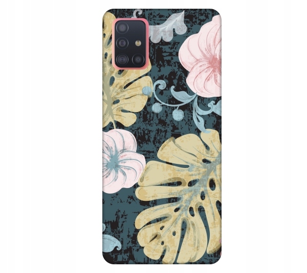

Etui pokrowiec do Samsung Galaxy A51 Liscie tropik