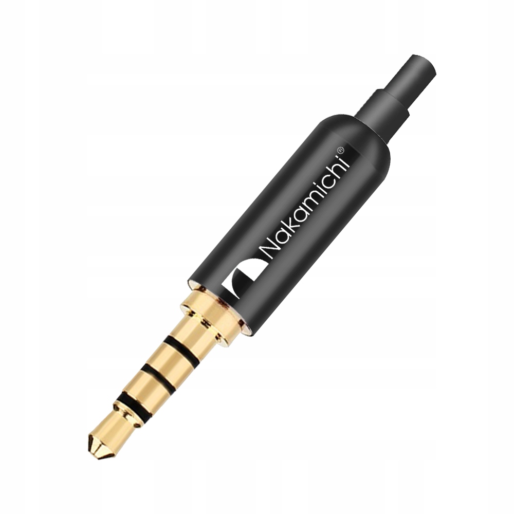 

Wtyk mini jack 3.5mm 4 pola Nakamichi Hq Ofc Gold