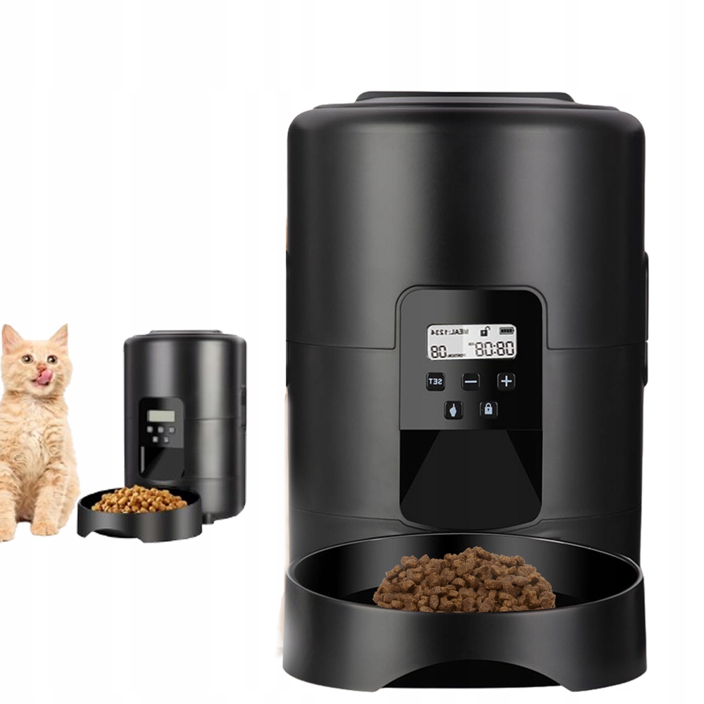 Inteligentní Automatický Dávkovač Krmiva Pro Psa Kočku 2L Odolný