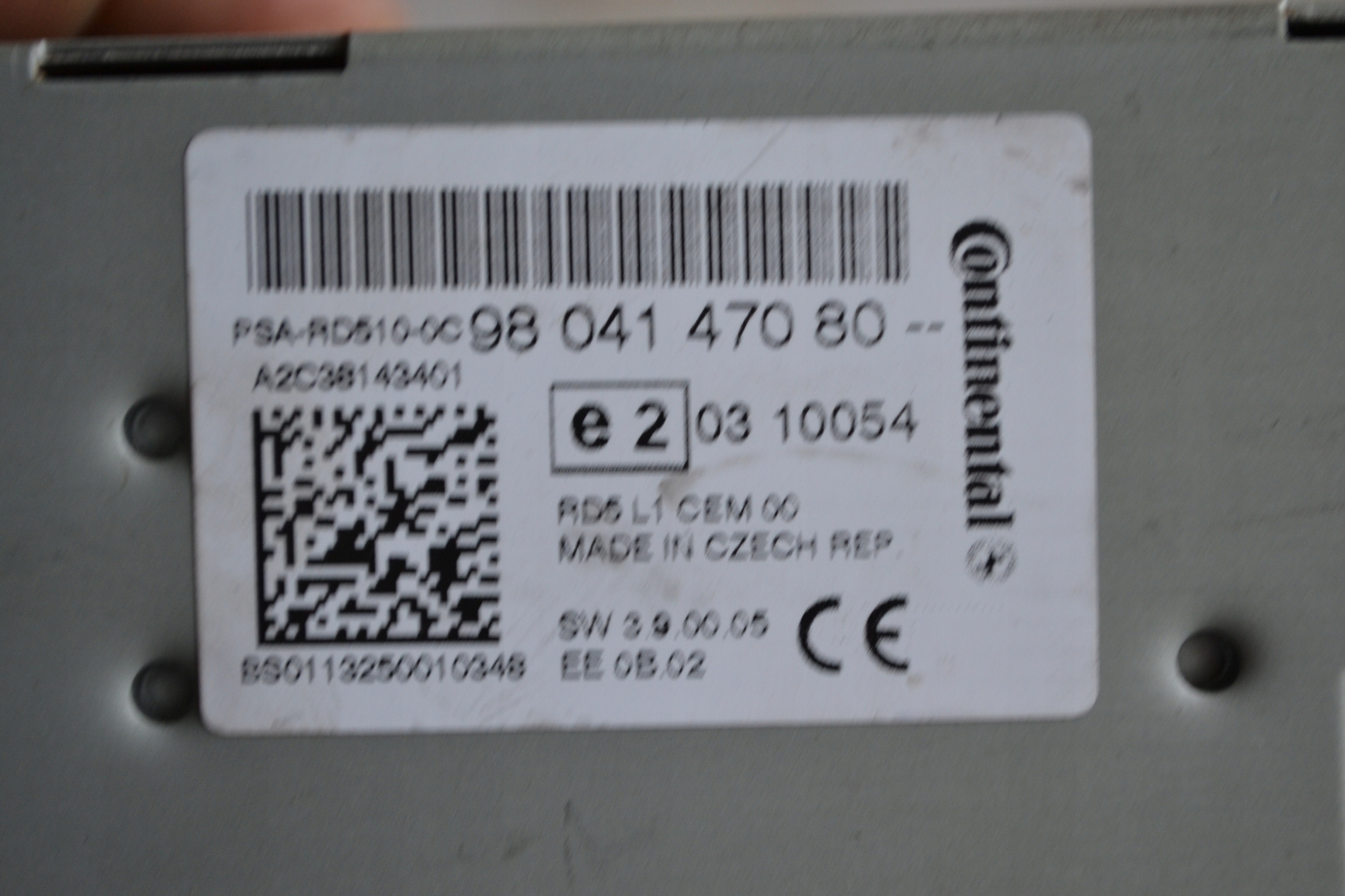 Citroen OE 9804250280 9804147080