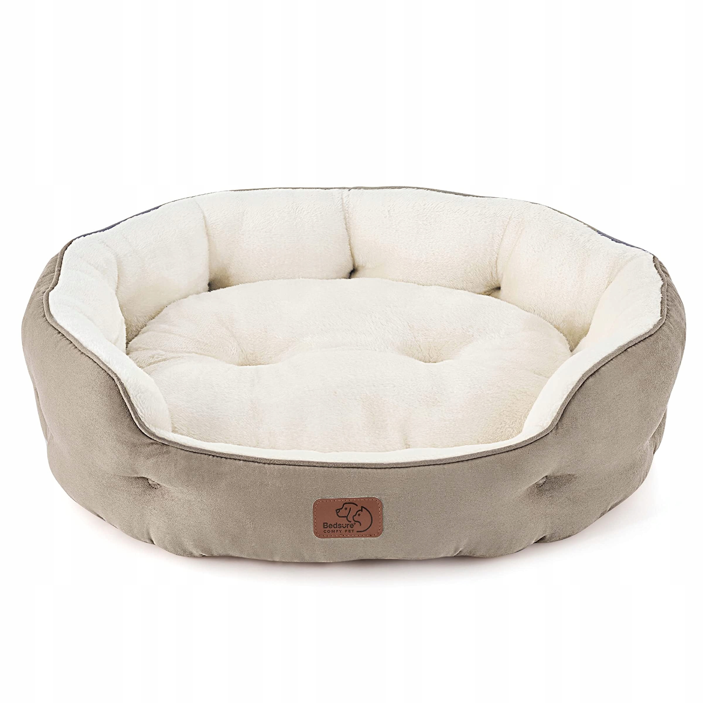 BedSure Okrągłe Legowisko Dla Kota 63x53 CM Medium — miniatura 2