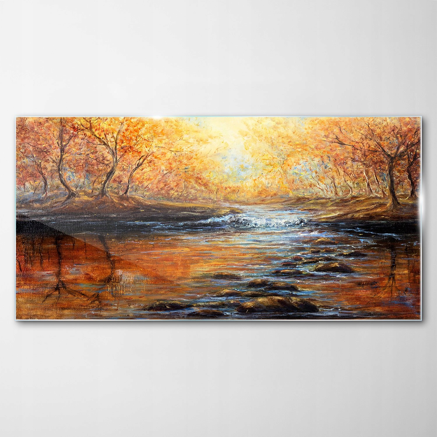 

Obraz Szklany Dekor Jesień Krajobraz Drzewa 120x60