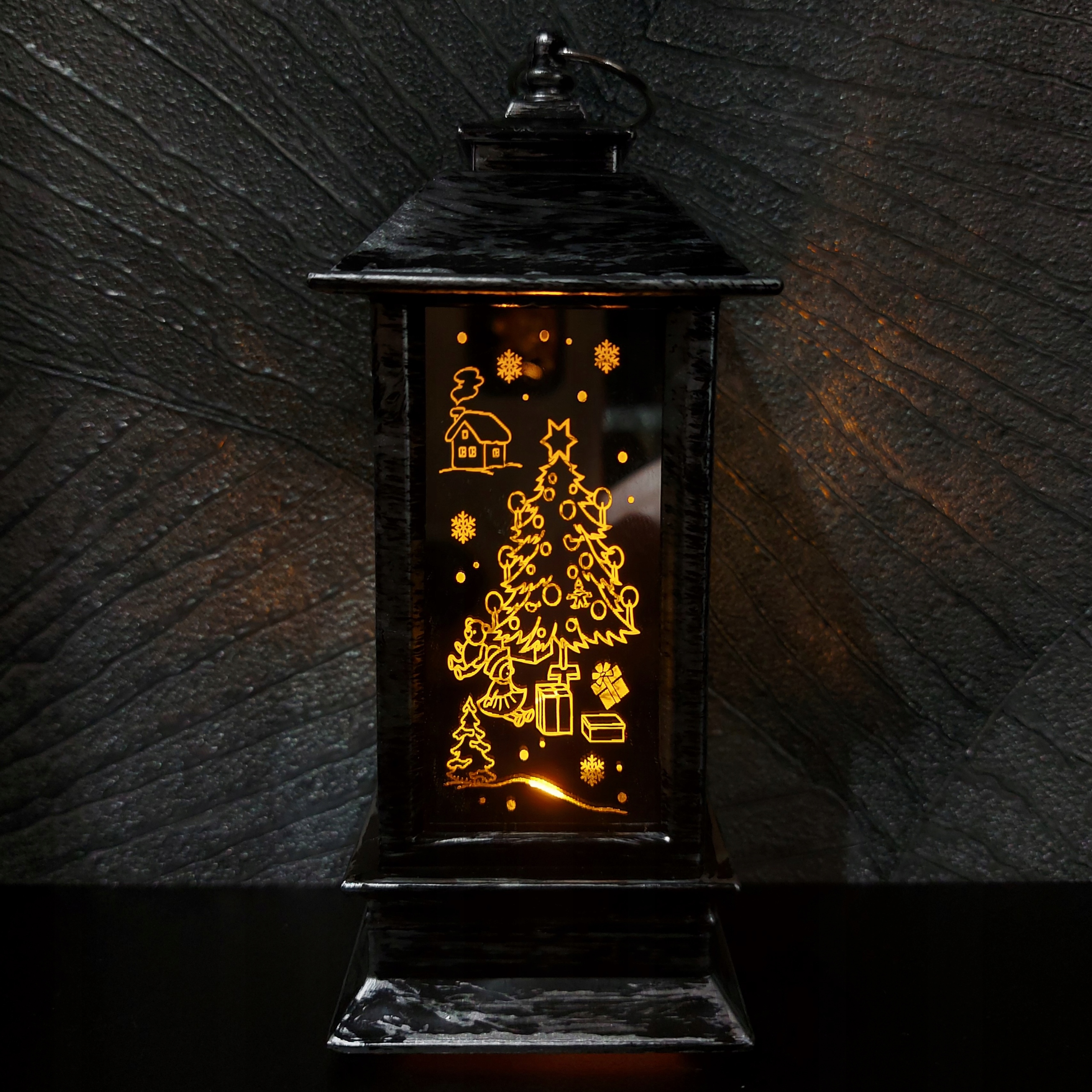 LAMPION LATARNIA ŚWIECZKA LED ADWENTOWA WITRAŻ FIGURKA CHOINKA NA STROIK Marka GlamurProjekt