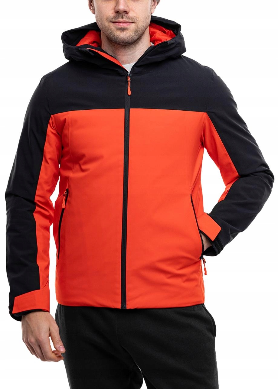 4F Pánská s kapucí zimní teplá lyžařská bunda s kapucí, velikost S