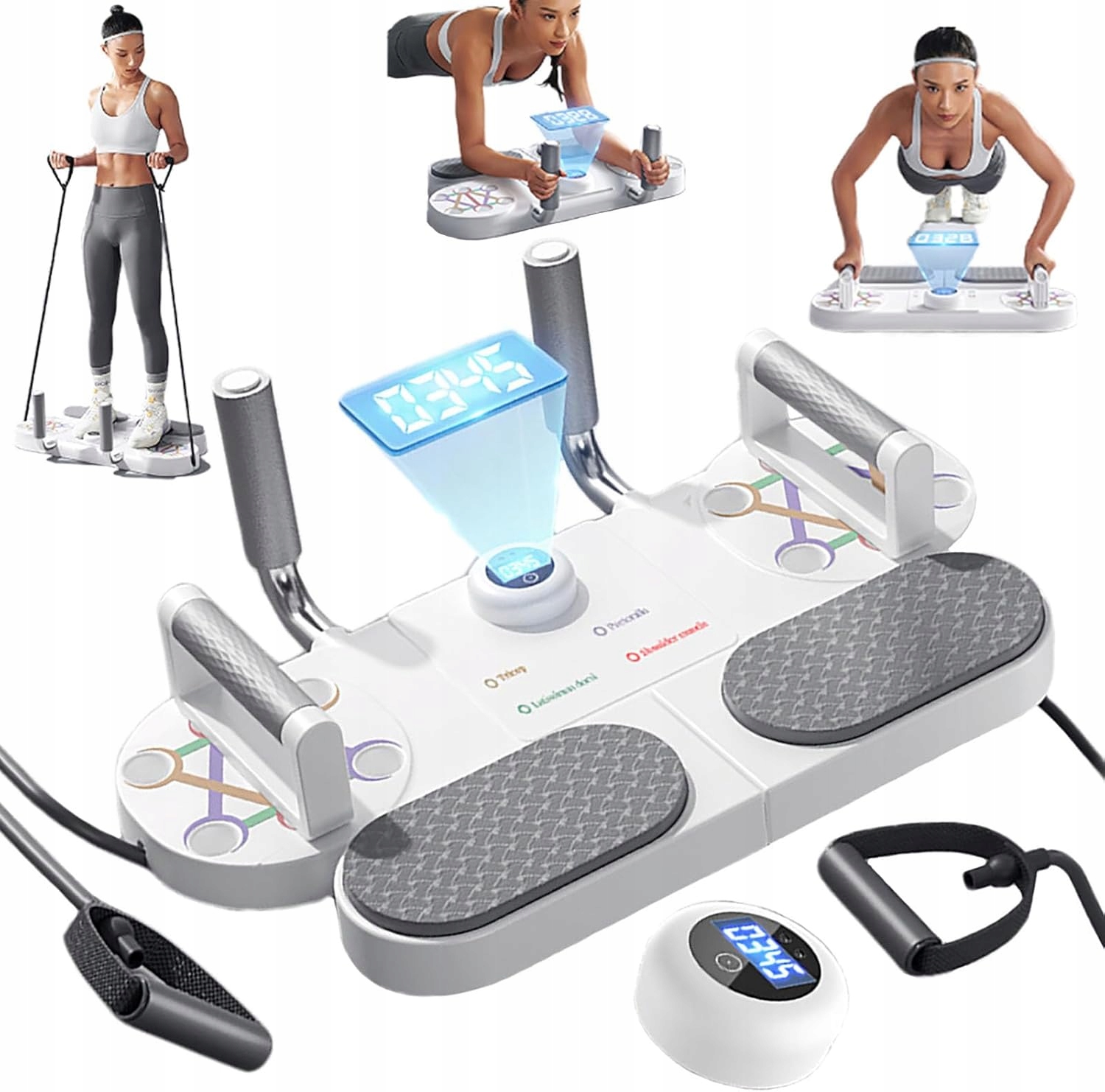 Wielofunkcyjna Deska Do Ćwiczeń Jogi Reformer Pilatesu Pompek Ekspanderami