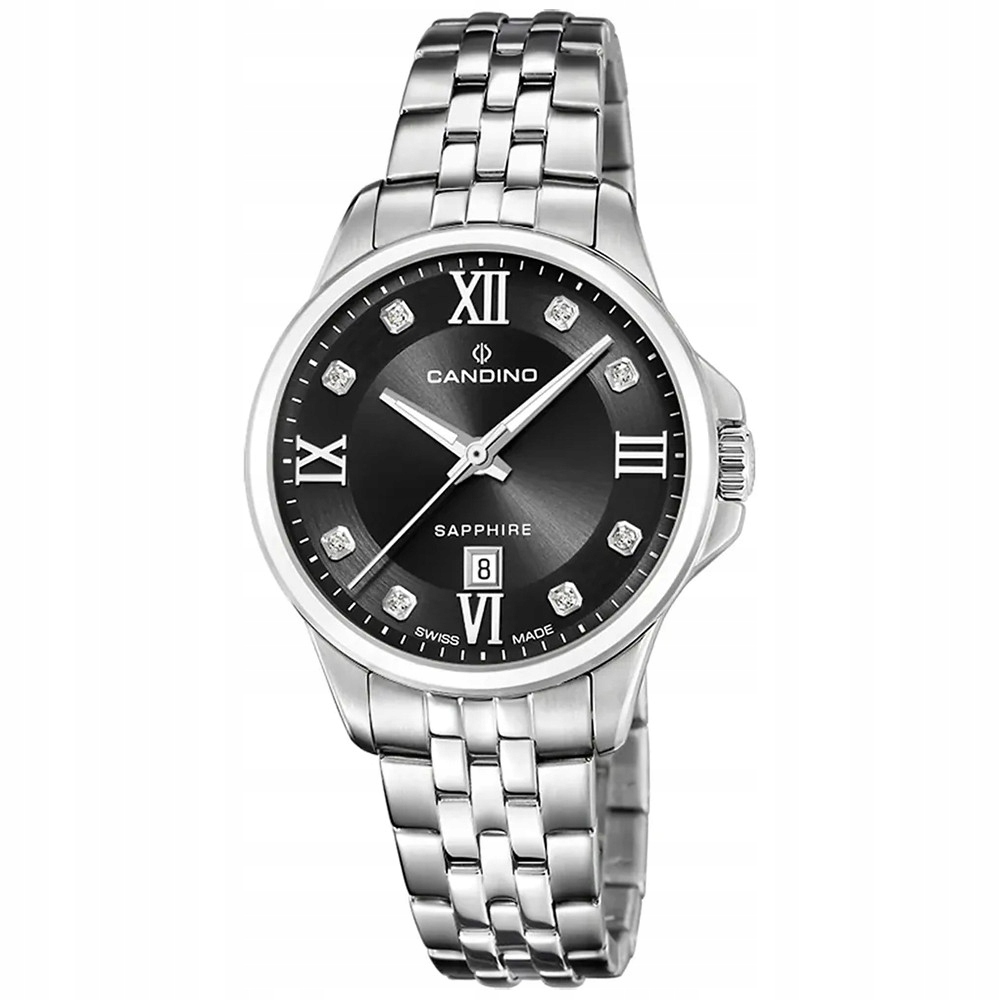 Dámské hodinky Candino C4766-5 Zirkony stříbrné