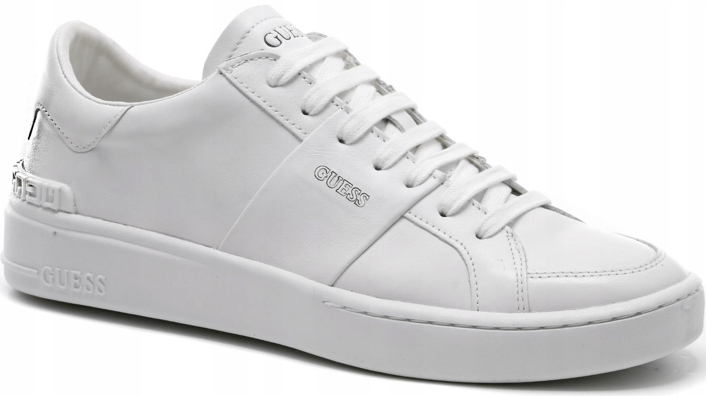 WYPRZEDAŻ GUESS-VERONA STRIPE LOW-F bia r45 LUPA2X