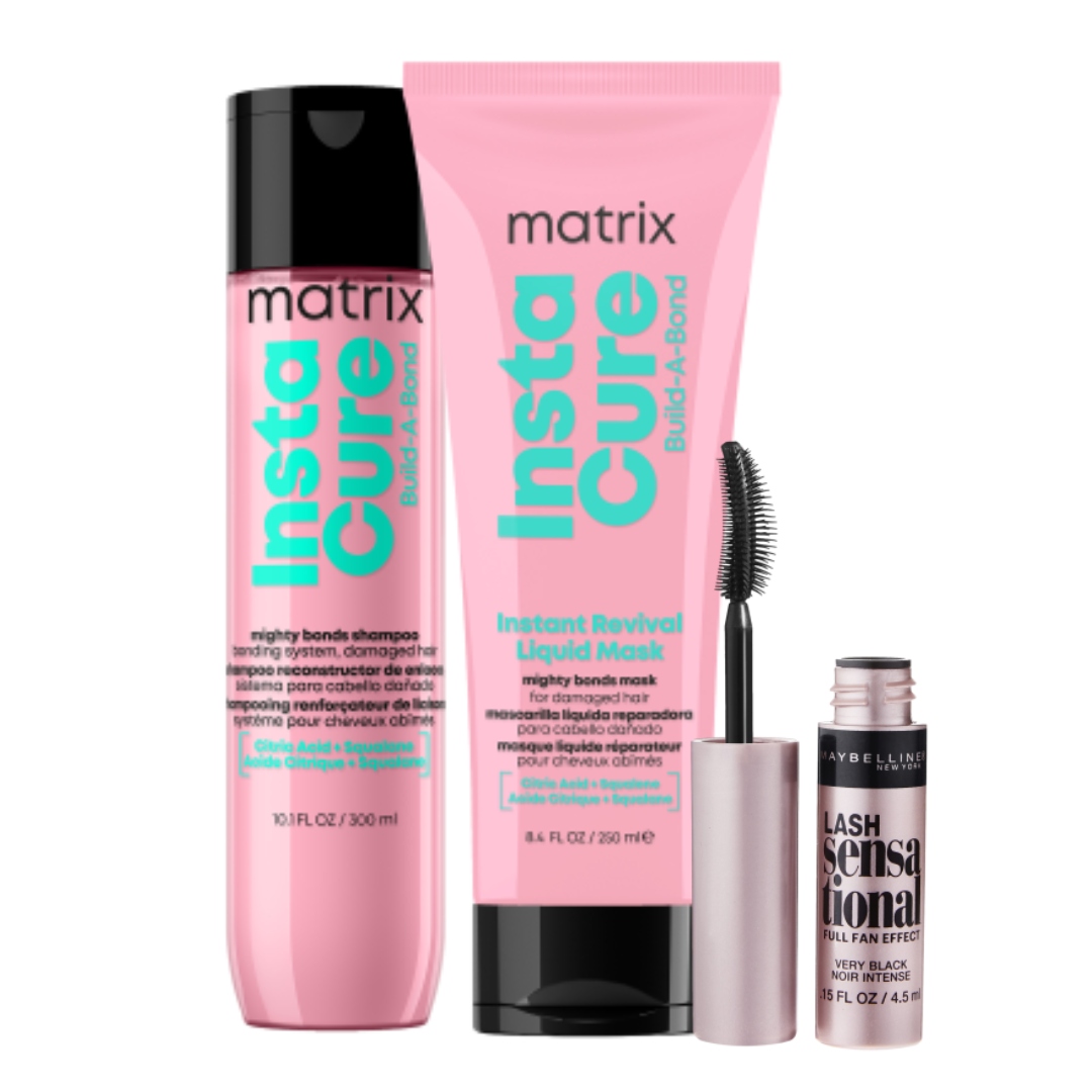 Matrix Instacure Build-A-Bond regenerujący szampon, maska do włosów
