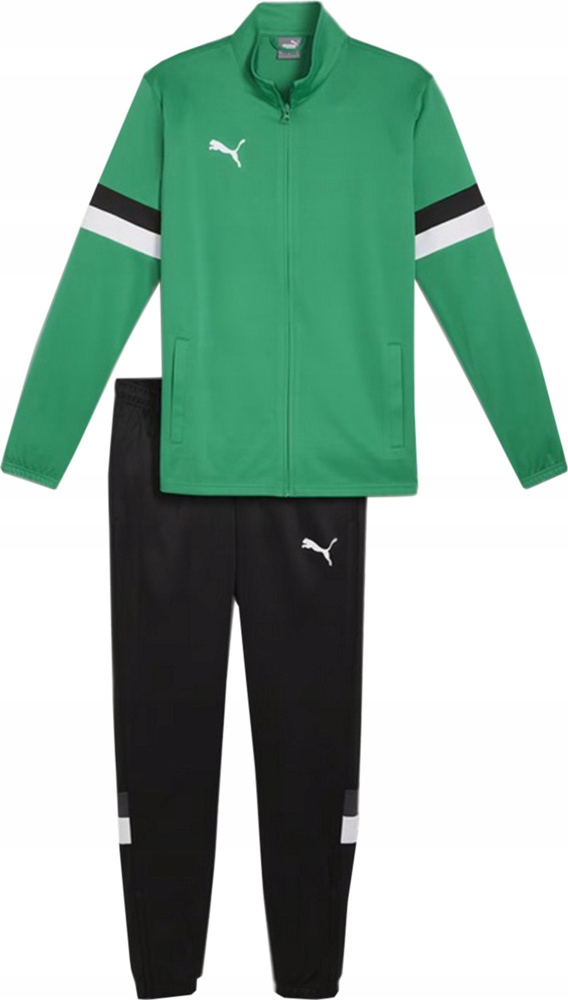 Teplákovka Pánský Puma Team Rise Zeleno-černý 658653 05 vel. L