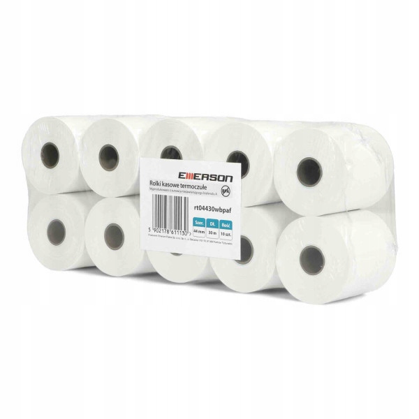 Rolka kasowa 44 x 30 m Emerson 10szt