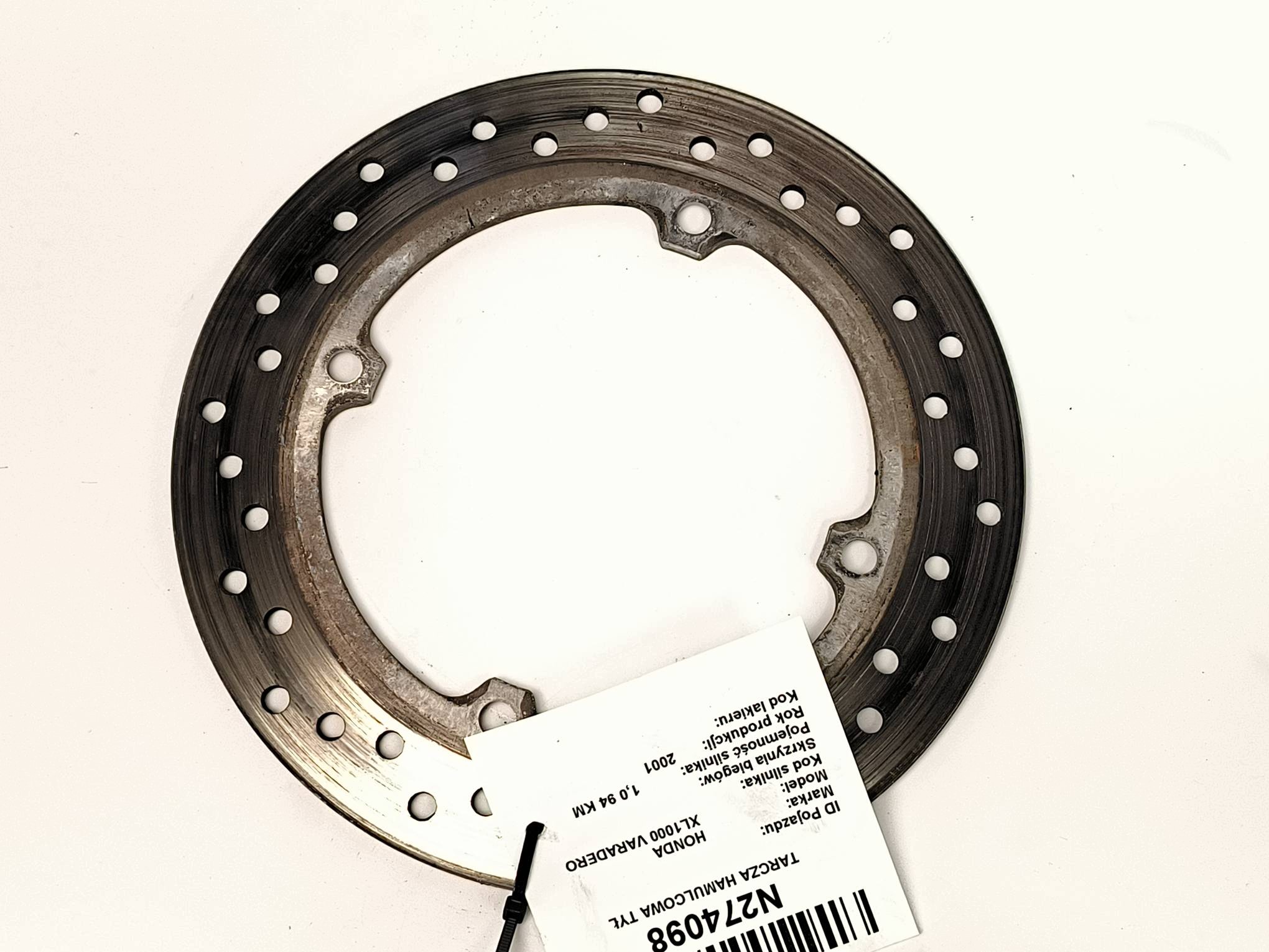 disc brake rear part HONDA XL1000 VARADERO