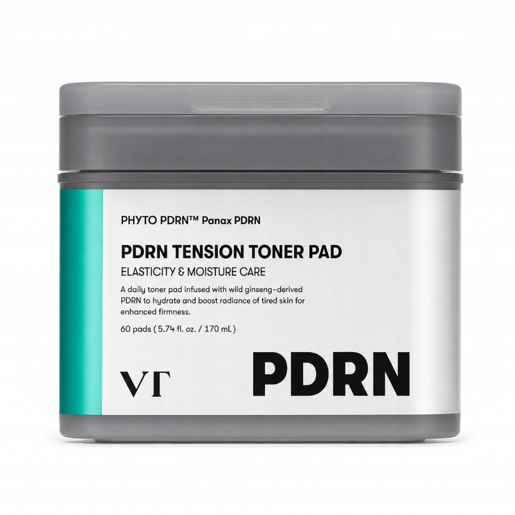 Vt Cosmetics Pdrn Tension Toner Pad, 60 ks zpevňující vločky s Pdrn